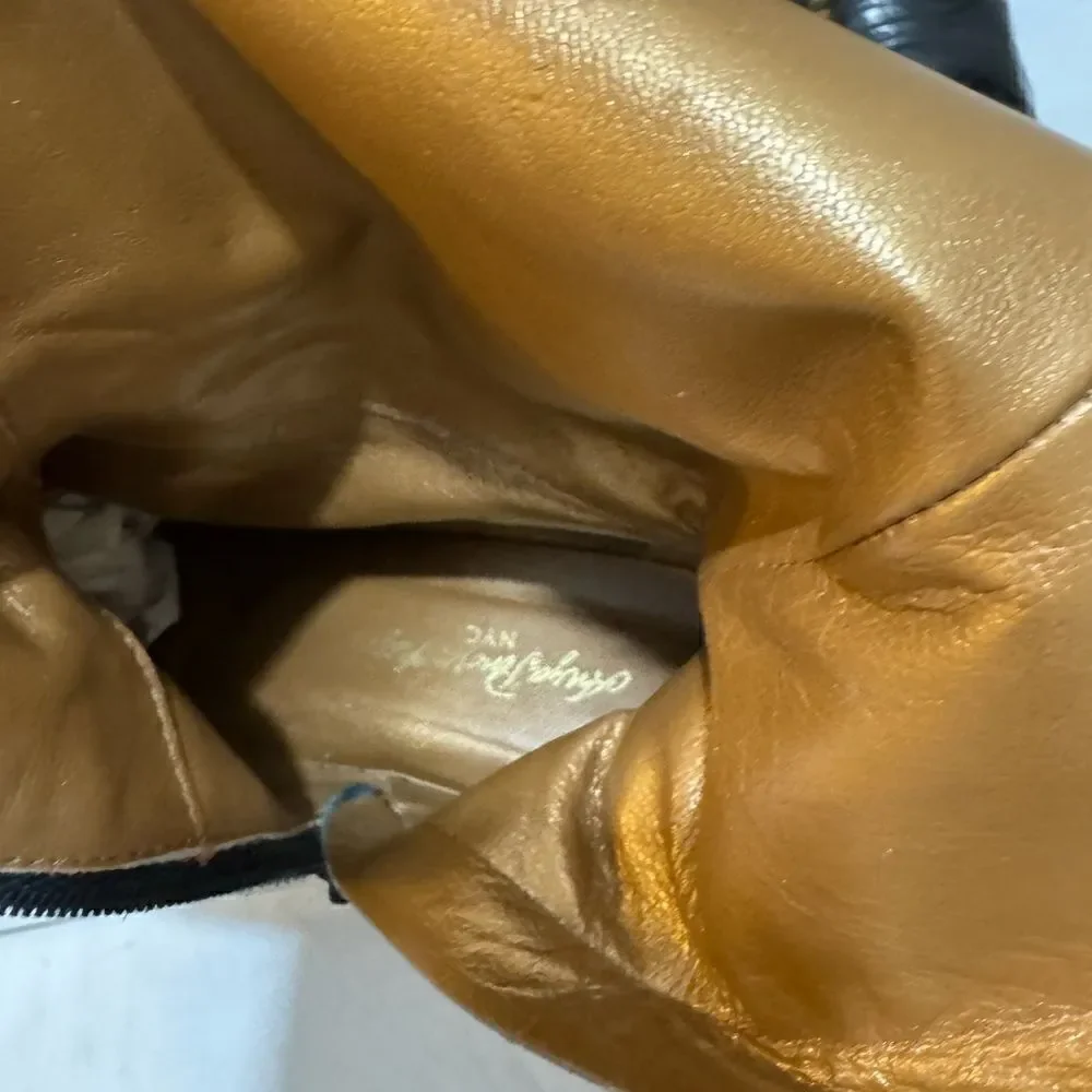 ANYA Ponorovskaya NYC boots women size 38 patent